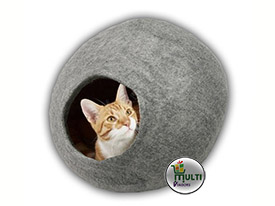 NATURAL GREY CAT CAVE