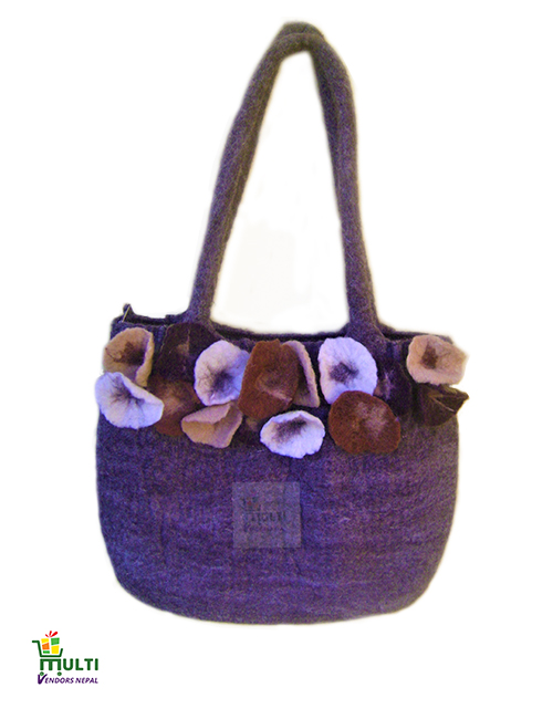 Blue with Flowers -M.V.S.H-01