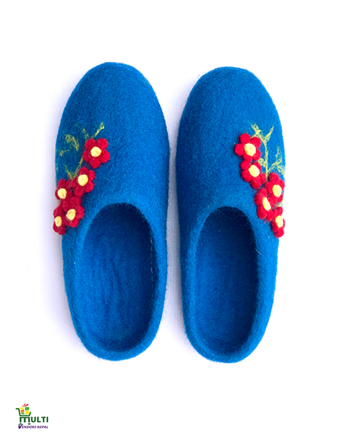 FELT WOOL SHOES -075