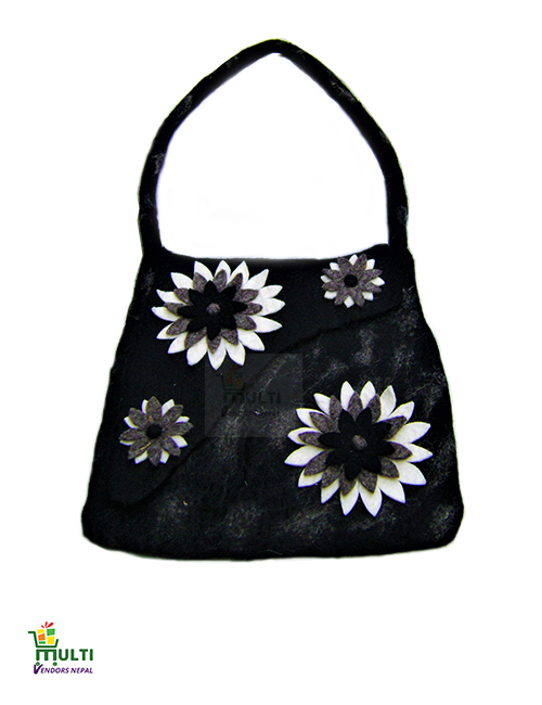 Black and White Floral -M.V.S.H-08