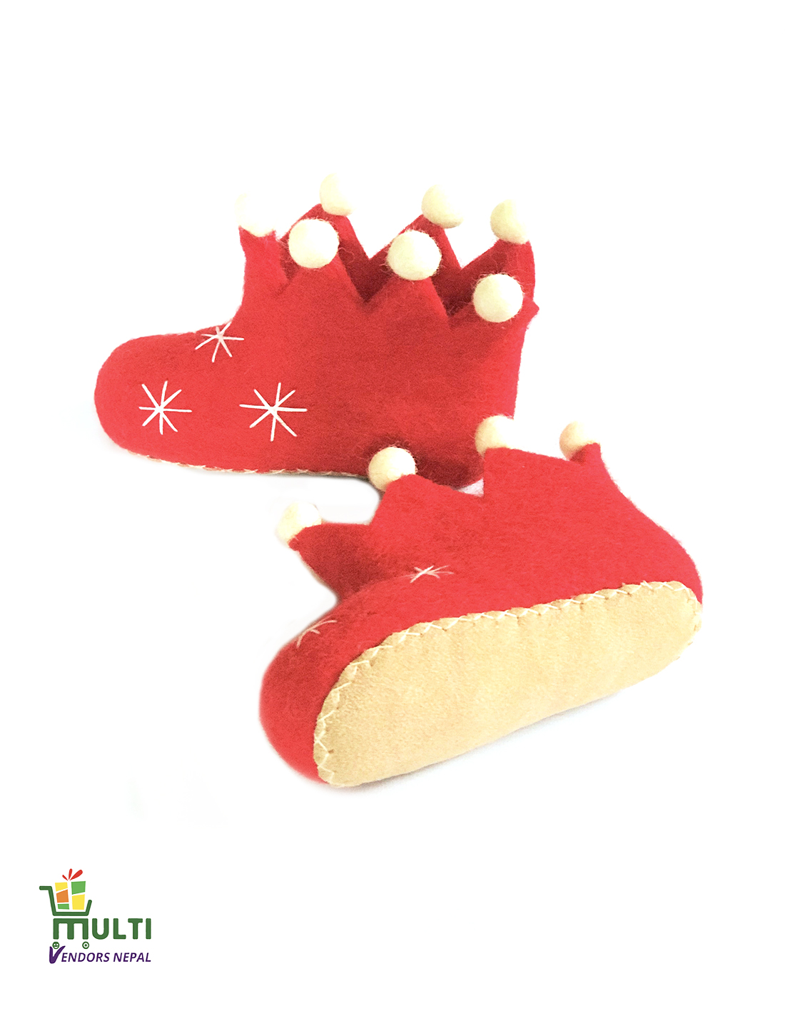 FESTIVE KIDS BOOTIES -090
