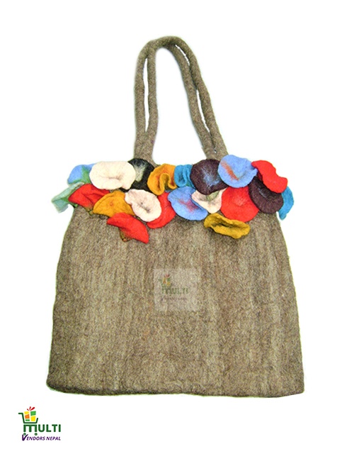 Natural Brown with Flowers -M.V.S.H-06