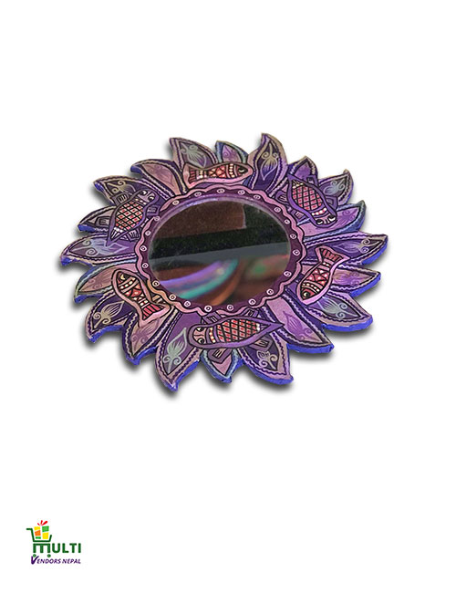M.V.S-025-Mithila Art Paper-Mirror Hanging
