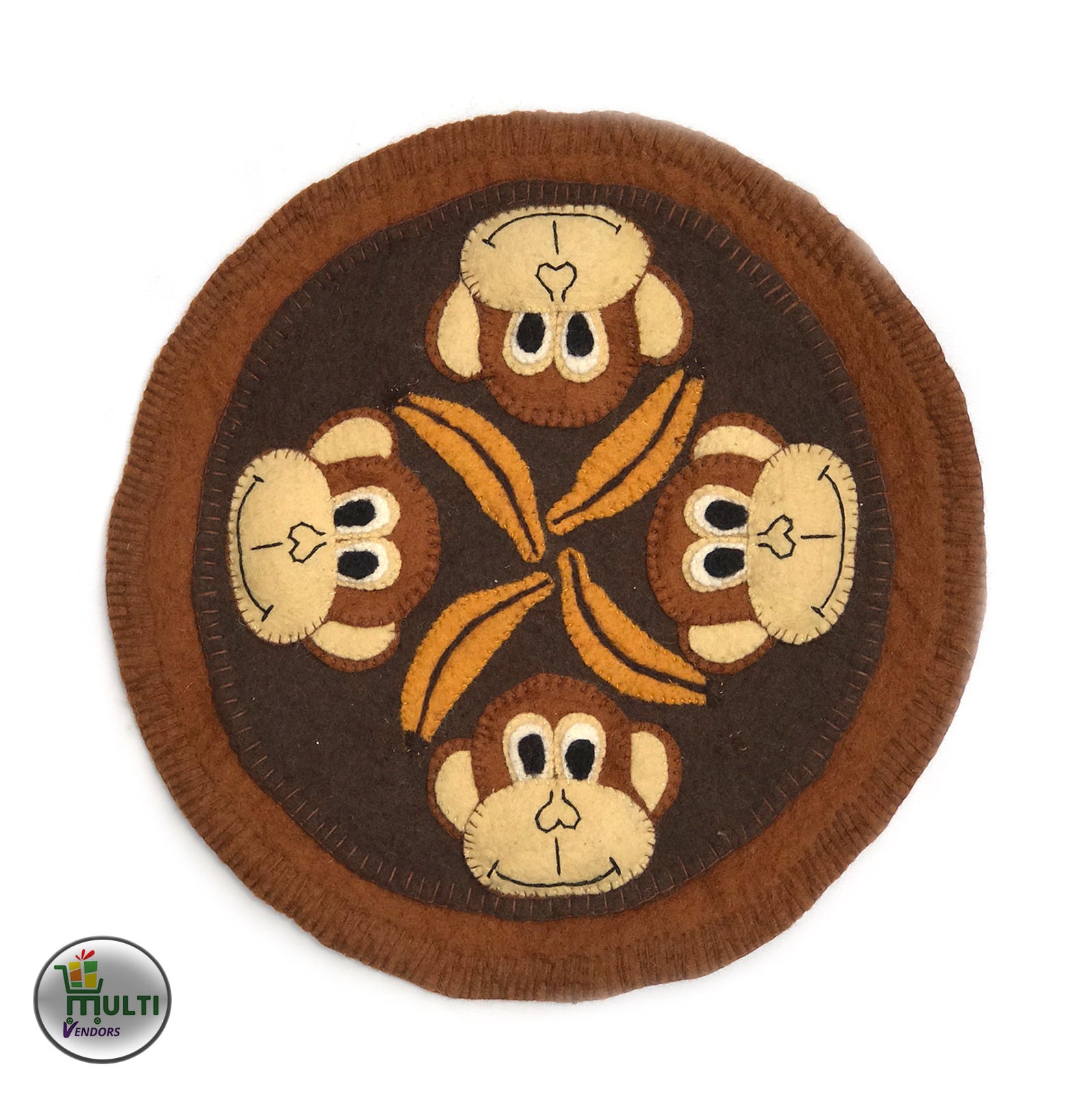 Monkey Design Felt Carpet  M.V.S.H-036