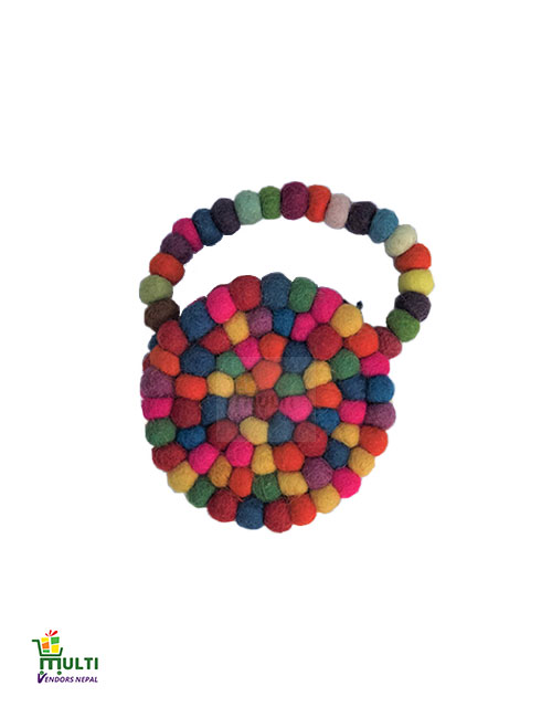 Colorful  Balls Clutch -M.V-K-139-S