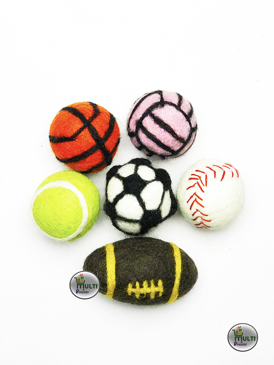 Felt Sports Ball Set -MVSEB 1127
