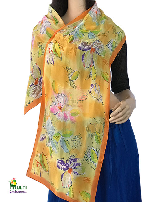 PMV 237-PRINTED SILK SCARF