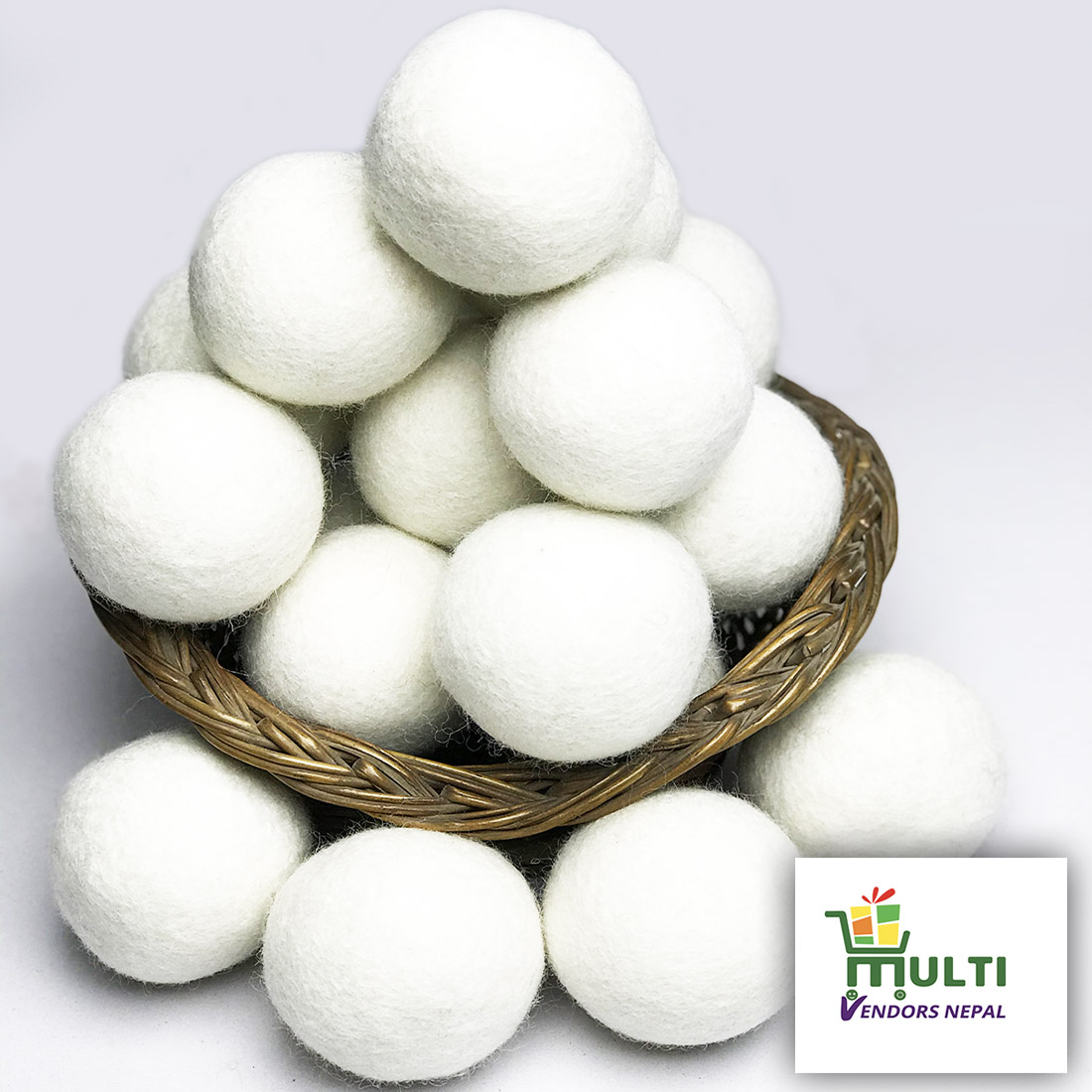 Natural Wool Dryer Balls - Wholesale Bulk Box Pack of  200 Pcs