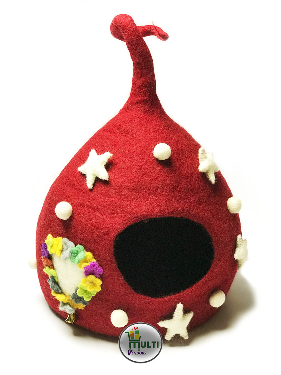 Star Cat Cave with Cat Name Holder 