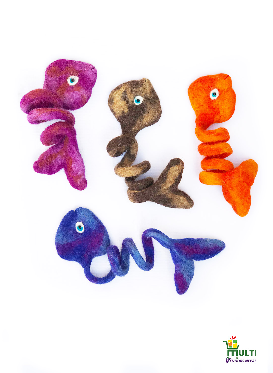 Felt Spring With Fish -MVSEB-CTN-803-