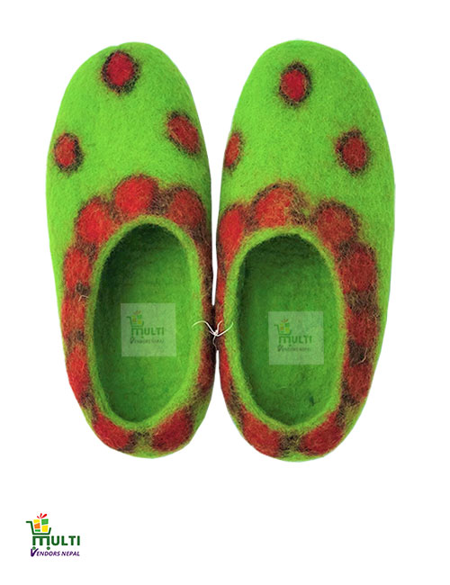 Parrot Green with Dots-M.V.K.S-164SP