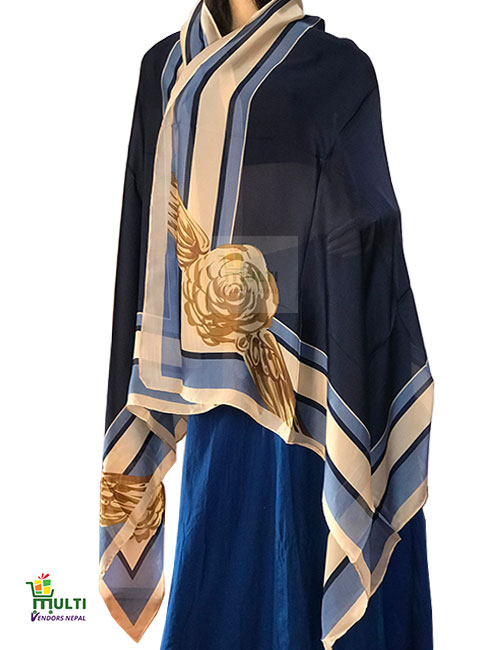 PB 250-PRINTED SILK STOLE