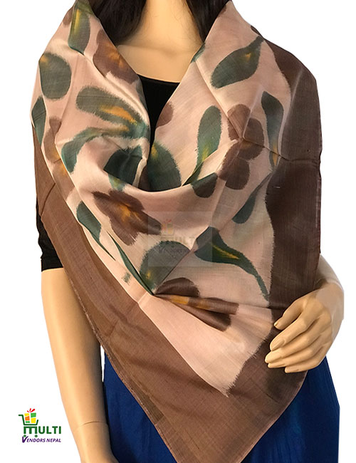 PB 282- SILK SCARF HAND PAINTED
