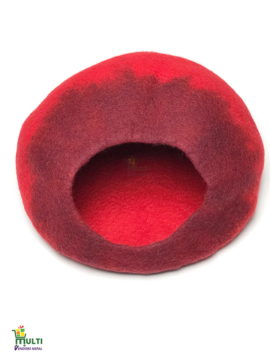 Deep Warm Red Cat Cave