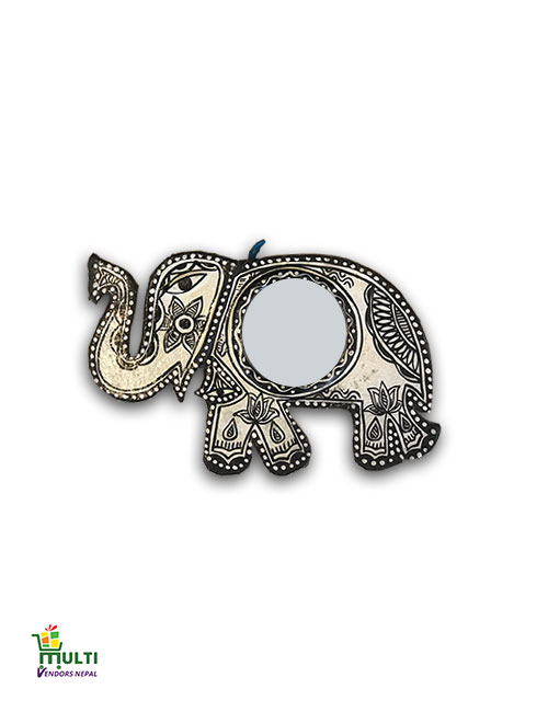 M.V.S-20-Mithila Art-Paper Mirror Hanging