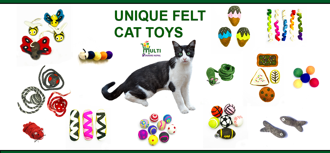 Felt Wool Cat Toys
